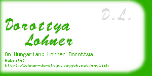 dorottya lohner business card